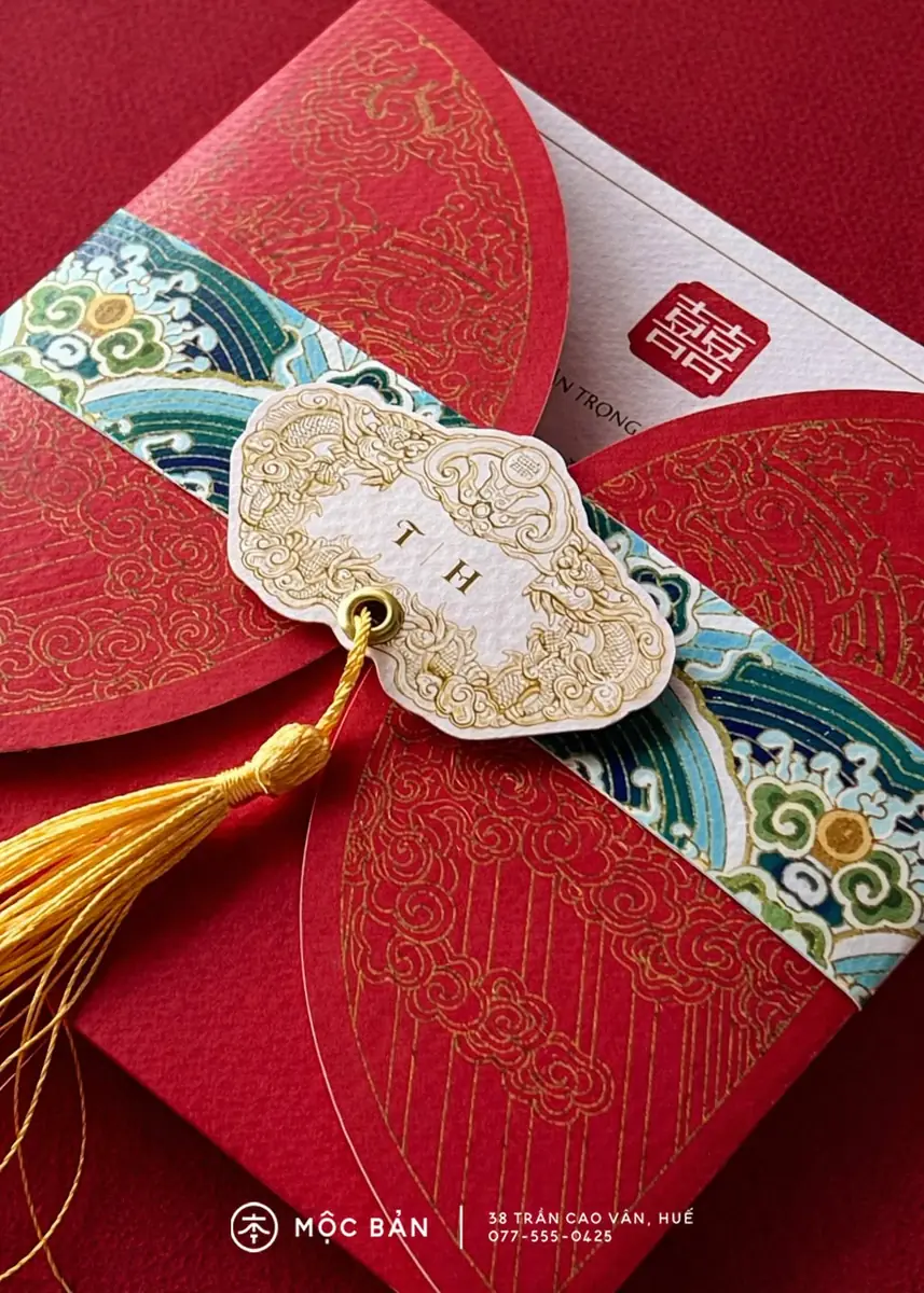 In thiệp mời và phong bì tại Huế